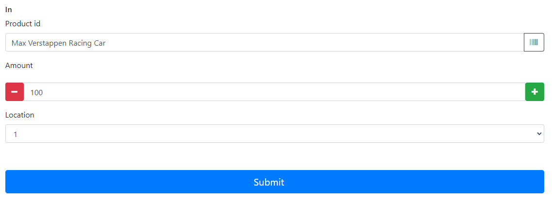 Inbound form